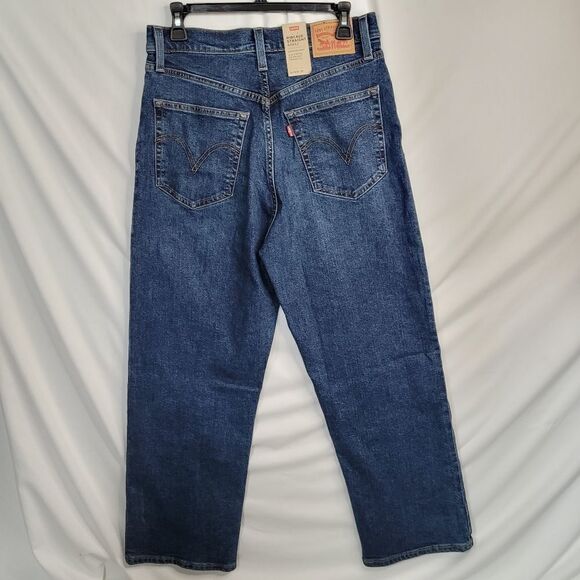 NEW 30 LEVI'S RIBCAGE STRAIGHT LEG ANKLE RIB CAGE SHORT JEANS 27 NWT - Picture 5 of 11